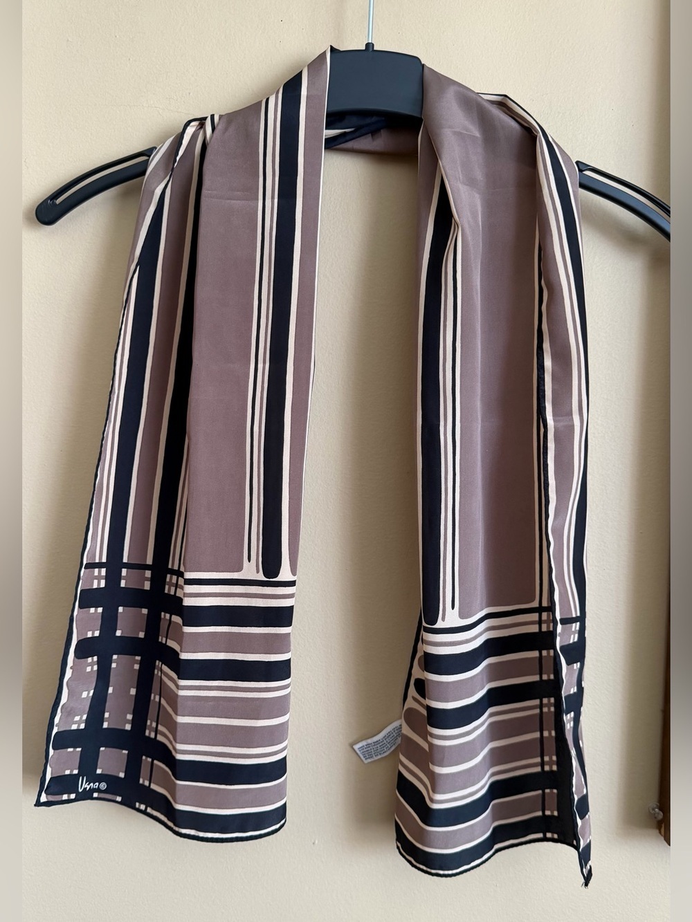 VTG 1970s Veresa by Vera Neumann Mod Geometric Scarf Made In Japan